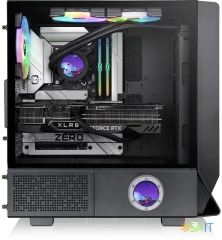Корпус Thermaltake Ceres 350 MX черный без БП E-ATX 2x140mm 2xUSB3.0 audio bott PSU