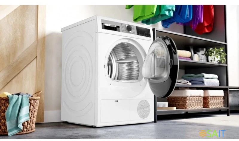 Сушильная машина Bosch WQG1420AME пан.англ. кл.энер.:A++ макс.загр.:9кг белый