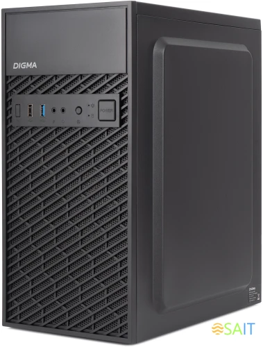 Корпус Digma DCC-MN303 черный без БП mATX 1x80mm 2x120mm 1xUSB2.0 1xUSB3.0 audio