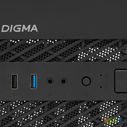 Корпус Digma DCC-MN303 черный без БП mATX 1x80mm 2x120mm 1xUSB2.0 1xUSB3.0 audio