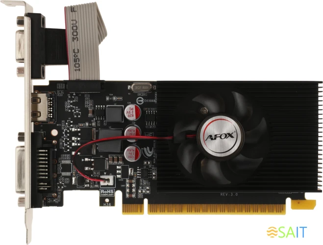 Видеокарта Afox PCI-E AF610-2048D3L7-V6 NVIDIA GeForce GT 610 2Gb 64bit GDDR3 810/1333 DVIx1 HDMIx1 CRTx1 HDCP Ret