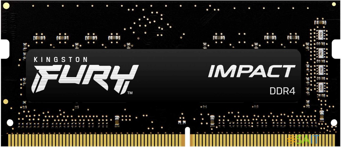 Память DDR4 16GB 3200MHz Kingston KF432S20IB/16 Fury Impact RTL PC4-25600 CL20 SO-DIMM 260-pin 1.2В single rank Ret