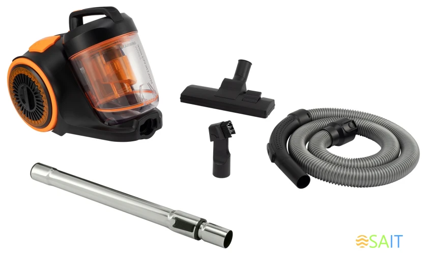 Пылесос Starwind SCV2285 2200Вт черный/оранжевый