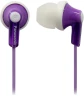 Наушники внутриканальные Panasonic RP-HJE118GU 1.1м белый/фиолетовый проводные в ушной раковине (RP-HJE118GUV)