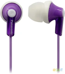Наушники внутриканальные Panasonic RP-HJE118GU 1.1м белый/фиолетовый проводные в ушной раковине (RP-HJE118GUV)