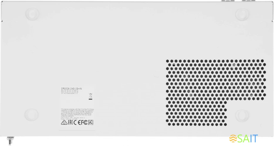 Коммутатор MikroTik CRS326-24G-2S+IN (L2) 24x1Гбит/с 2SFP+ управляемый