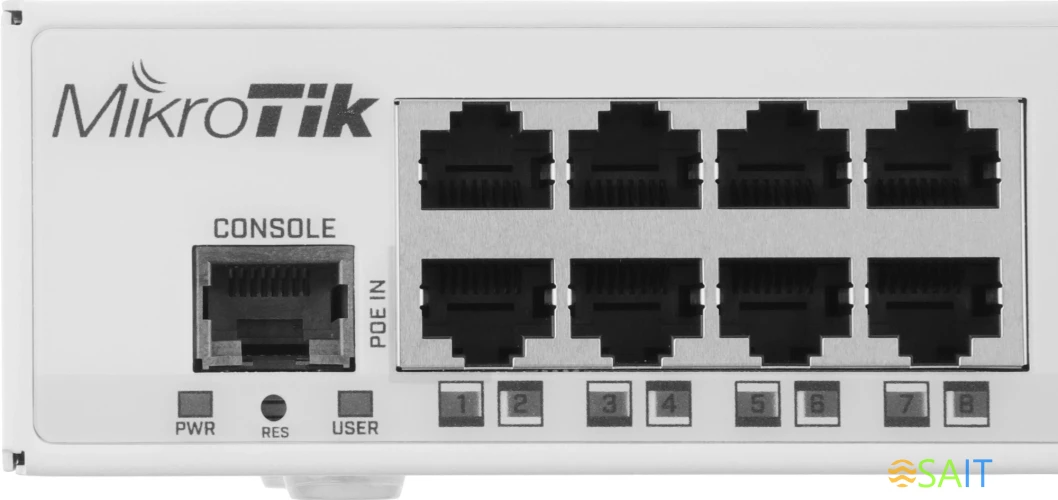 Коммутатор MikroTik CRS326-24G-2S+IN (L2) 24x1Гбит/с 2SFP+ управляемый