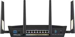 Роутер беспроводной Asus RT-BE88U BE7200 100/1000/2500/10000/SFP+ черный