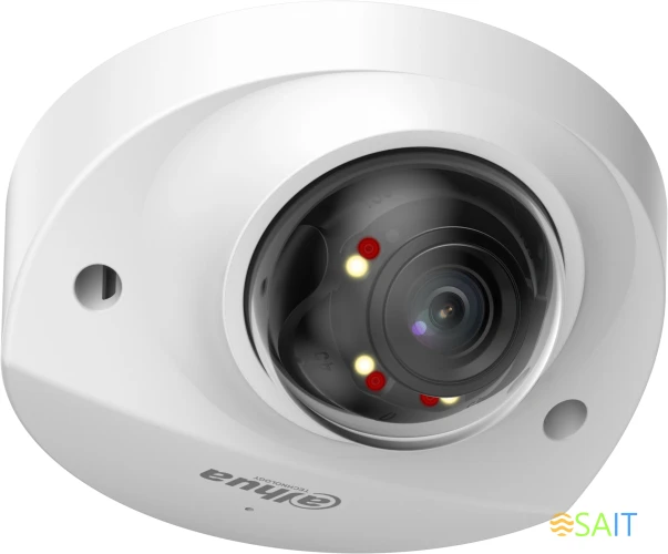 Камера видеонаблюдения IP Dahua DH-IPC-HDBW2449FP-AS-IL-0360B 3.6-3.6мм цв. корп.:белый