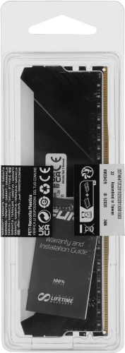 Память DDR4 8GB 3600MHz Kingston KF436C17BB2A/8 Fury Beast RGB RTL Gaming PC4-28800 CL17 DIMM 288-pin 1.35В single rank с радиатором Ret