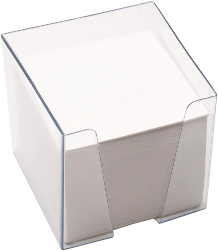 Блок для записей бумажный Silwerhof Стандарт 701022 90x90x90мм 80г/м2 92% белый в подставке