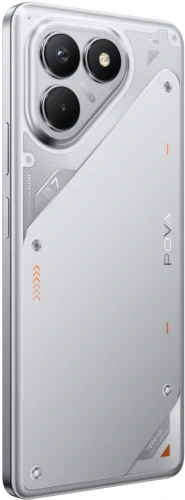 Смартфон Tecno Pova 7 Neo 128Gb 8Gb серебристый моноблок 3G 4G 2Sim 6.8" 1080x2460 Android 14 108Mpix 802.11 a/b/g/n/ac NFC GPS GSM900/1800 Protect FM