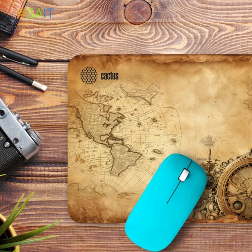 Коврик для мыши Cactus Antique map 220x180x2мм (CS-MP-P08XS)