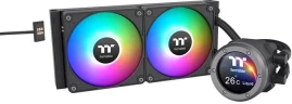 Система водяного охлаждения Thermaltake TH280 V2 Ultra EX ARGB Soc-AM5/AM4/1200/1700/1851 черный 4-pin 30.7dB Al LCD 360W Ret (CL-W416-PL14SW-A)