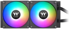 Система водяного охлаждения Thermaltake TH280 V2 Ultra EX ARGB Soc-AM5/AM4/1200/1700/1851 черный 4-pin 30.7dB Al LCD 360W Ret (CL-W416-PL14SW-A)