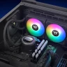 Система водяного охлаждения Thermaltake TH280 V2 Ultra EX ARGB Soc-AM5/AM4/1200/1700/1851 черный 4-pin 30.7dB Al LCD 360W Ret (CL-W416-PL14SW-A)