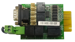 Релейная карта POWERCOM AS400 mini, сухие контакты с гальванической развязкой, для ИБП серий MAS/MRT/MAC. Powercom AS400 mini
