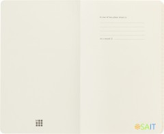 Блокнот Moleskine VOLANT QP721B41M17 Large 130х210мм 96стр. линейка мягкая обложка синий/желтый янтарный (2шт)