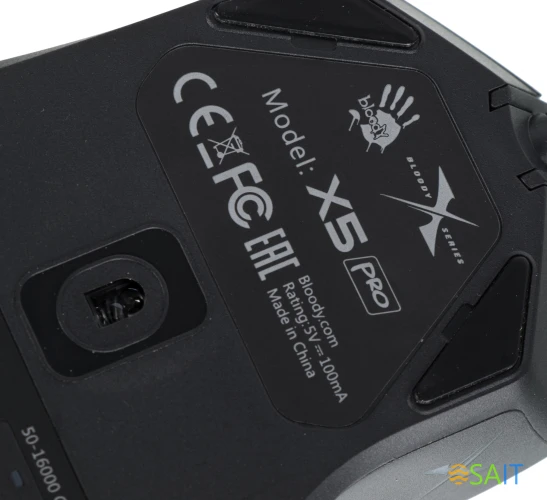 Мышь A4Tech Bloody X5 Pro черный оптическая 16000dpi USB 9but