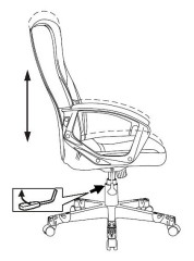 Кресло игровое Zombie 10 черный/белый ткань/эко.кожа крестов. пластик