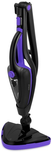 Швабра паровая Kitfort КТ-1051 1500Вт черный/фиолетовый