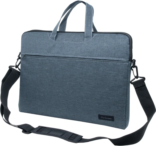 Сумка для ноутбука 15.6" Portcase KCB-165 Grey серый нейлон/полиэстер