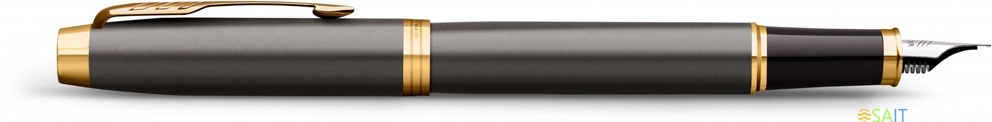 Ручка перьев. Parker IM Premium Grey Core GT (2213776) сталь нержавеющая M подар.кор.