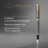 Ручка перьев. Parker IM Premium Grey Core GT (2213776) сталь нержавеющая M подар.кор.