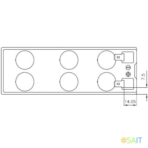 Батарея для ИБП CSB UPS122406 F2 12В