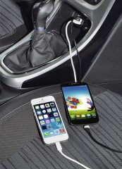 Автомобильное зар./устр. Hama H-1401660 12W 1.2A+1.2A 2xUSB универсальное черный (00173624)