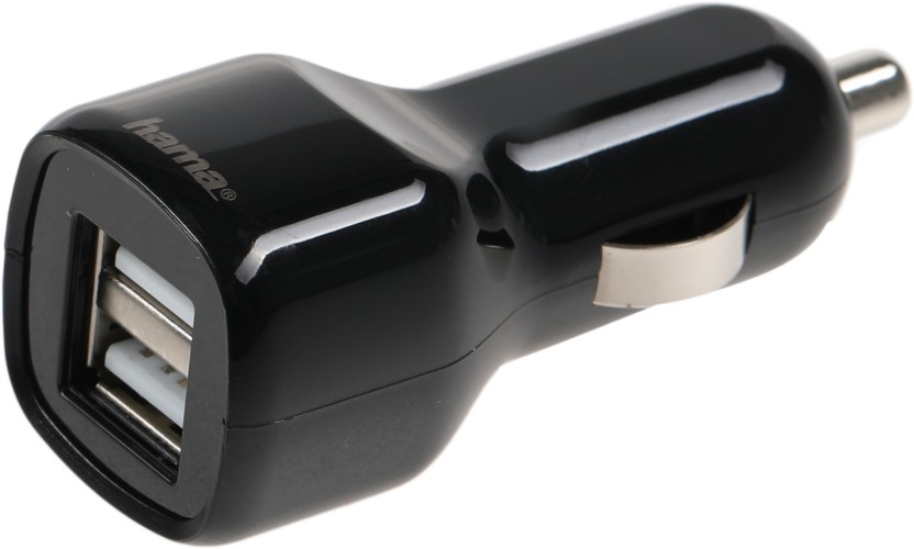 Автомобильное зар./устр. Hama H-1401660 1.2A+1.2A 2xUSB универсальное черный (00173624)