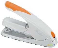 Степлер настольный Kw-Trio 5818 Soft-Touch 24/6 24/8 26/6 26/8 (40листов) снижение усилия серый/черный 210скоб