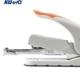 Степлер настольный Kw-Trio 5818 Soft-Touch 24/6 24/8 26/6 26/8 (40листов) снижение усилия серый/черный 210скоб