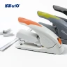 Степлер настольный Kw-Trio 5818 Soft-Touch 24/6 24/8 26/6 26/8 (40листов) снижение усилия серый/черный 210скоб