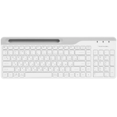 Клавиатура + мышь A4Tech Fstyler FB2535C клав:белый/серый мышь:белый/серый USB беспроводная Bluetoot A4Tech FB2535C ICY WHITE