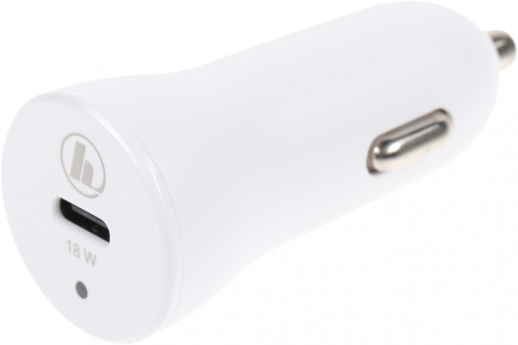 Автомобильное зар./устр. Hama H-183297 3A (PD) USB Type-C для Apple белый (00183297)