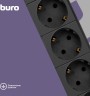 Сетевой фильтр Buro BU-SP3_USB_2A-B 3м (6 розеток) черный (коробка)