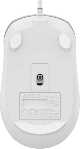 Мышь A4Tech Fstyler FM26 серебристый/белый оптическая 1600dpi USB для ноутбука 4but (FM26 USB (ICY WHITE))