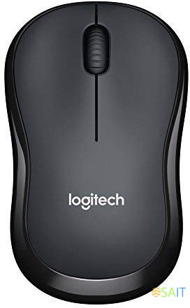 Мышь Logitech B175 черный/серый оптическая 1000dpi беспров. USB для ноутбука 2but (910-002635)