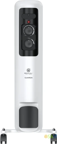 Радиатор масляный Royal Clima GUARDA ROR-GU11-2500M 2500Вт белый/серый