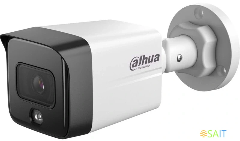 Камера видеонаблюдения IP Dahua DH-IPC-HFW1431TC1P-A-0360B-S6 3.6-3.6мм цв. корп.:белый