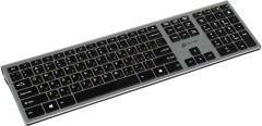 Клавиатура Оклик 890S серый USB беспроводная slim (1196549)