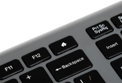 Клавиатура Оклик 890S серый USB беспроводная slim (1196549)