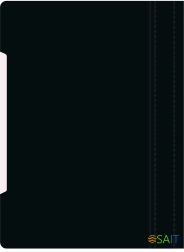 Папка-скоросшиватель Бюрократ -PS-K20BLCK A4 прозрач.верх.лист карм.на лиц.стор. пластик черный 0.12/0.16