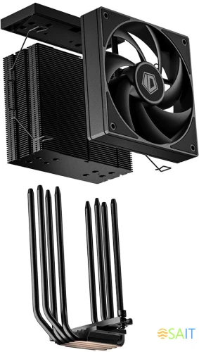 Устройство охлаждения(кулер) ID-Cooling Frozn A410 TD Soc-AM5/AM4/1200/1700/1851 черный 4-pin 29.85dB Al+Cu LCD 220W 750gr Ret