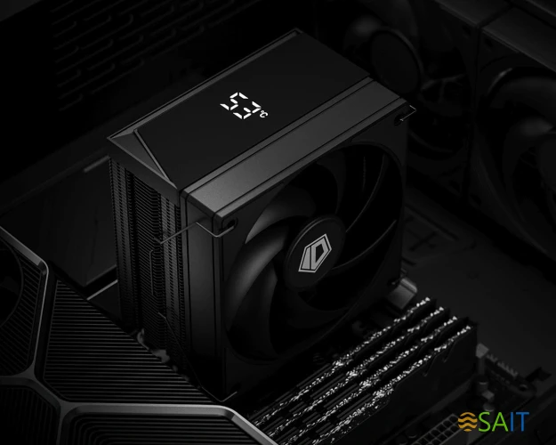 Устройство охлаждения(кулер) ID-Cooling Frozn A410 TD Soc-AM5/AM4/1200/1700/1851 черный 4-pin 29.85dB Al+Cu LCD 220W 750gr Ret