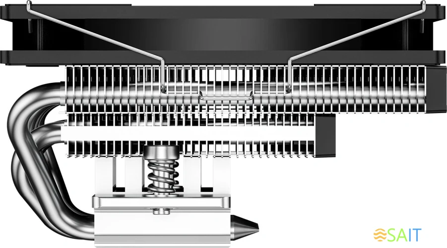 Устройство охлаждения(кулер) PcCooler RC600-67 Soc-AM5/AM4/1200/1700/1851 серебристый/черный 4-pin 16-35dB Al+Cu 205W Ret (RC567-BKNWYX-GL)