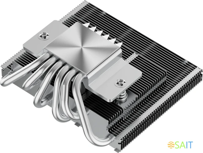 Устройство охлаждения(кулер) PcCooler RC600-67 Soc-AM5/AM4/1200/1700/1851 серебристый/черный 4-pin 16-35dB Al+Cu 205W Ret (RC567-BKNWYX-GL)