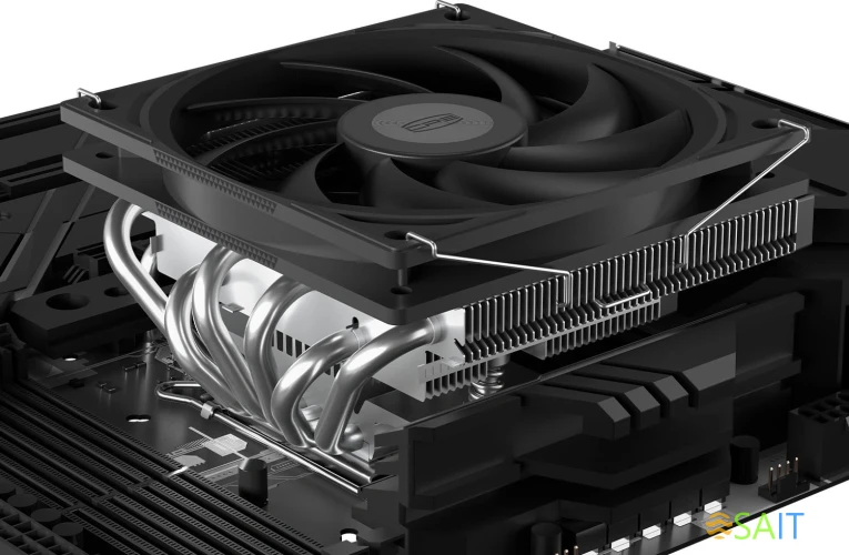 Устройство охлаждения(кулер) PcCooler RC600-67 Soc-AM5/AM4/1200/1700/1851 серебристый/черный 4-pin 16-35dB Al+Cu 205W Ret (RC567-BKNWYX-GL)