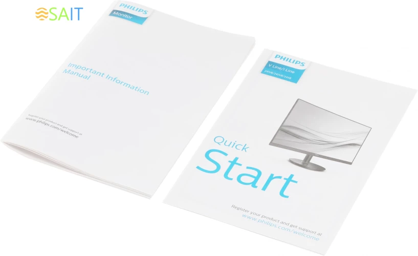 Монитор Philips 23.8" V Line 241V8AW (00/01) белый IPS LED 16:9 HDMI M/M матовая 250cd 178гр/178гр 1920x1080 75Hz VGA FHD 2.87кг